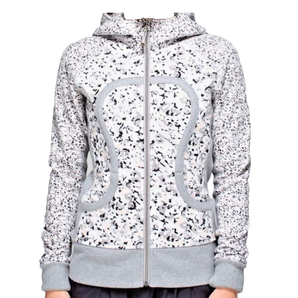 Lululemon - Scuba Hoodie Ii Size 04 Gray Multi B3298